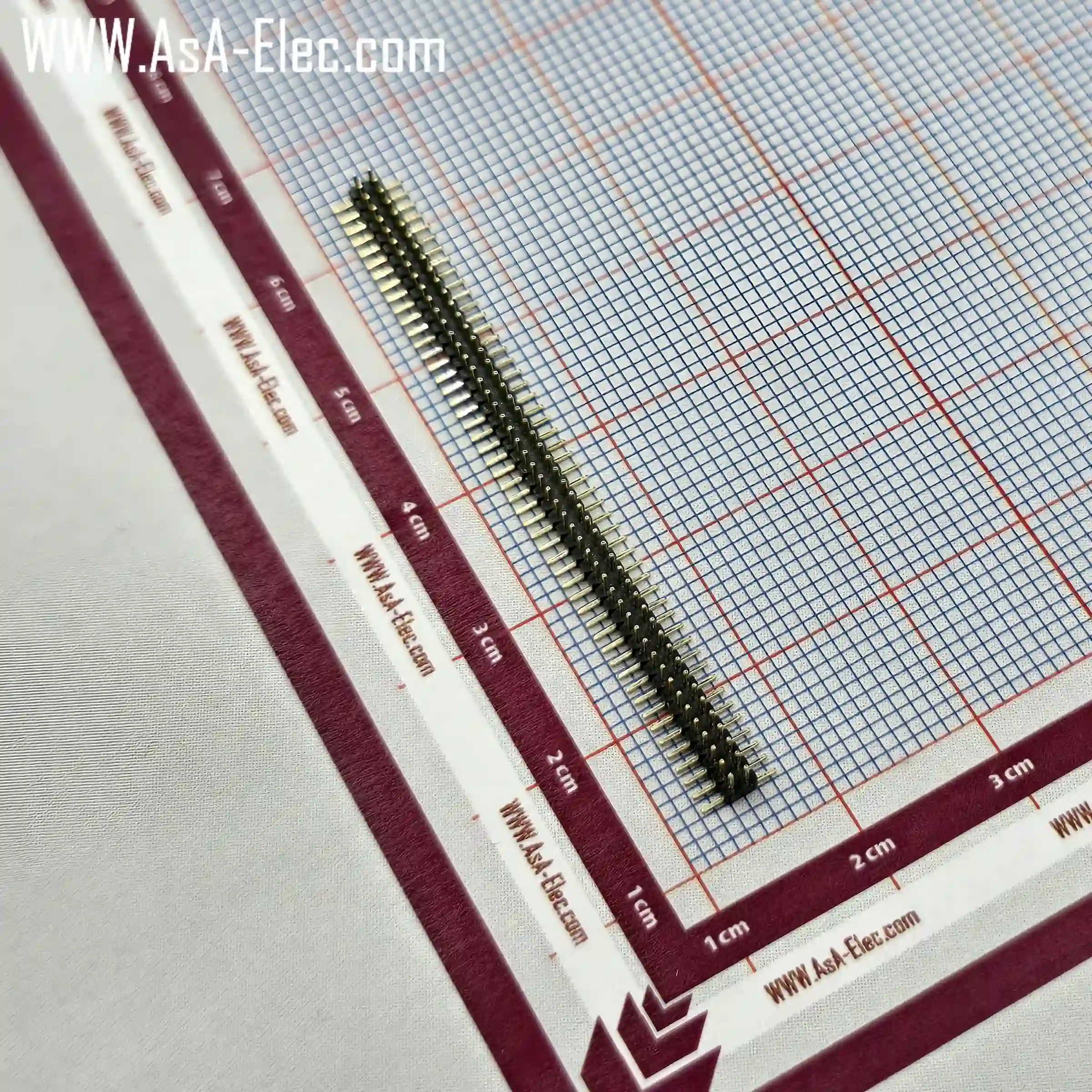پین هدر 50*2 نری اتصال سطحی 1.00 میلیمتر SMD